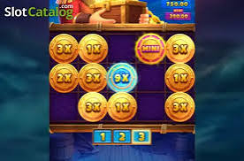Imagen de catálogo del tablero de bonus con monedas doradas y símbolo Collect; marca SlotCatalog