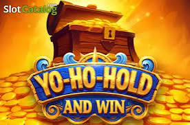 Imagen de catálogo de Yo-Ho Hold and Win: logo, cofre y monedas; marca SlotCatalog